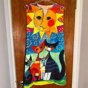 Fun Cat Lady Sun Dress